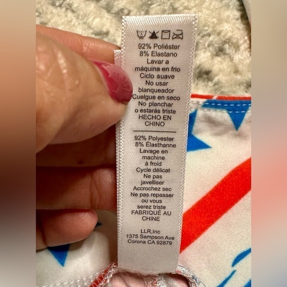 LuLaRoe Americana United and Strong Tall and Curvy Leggings - Picture 12 of 12